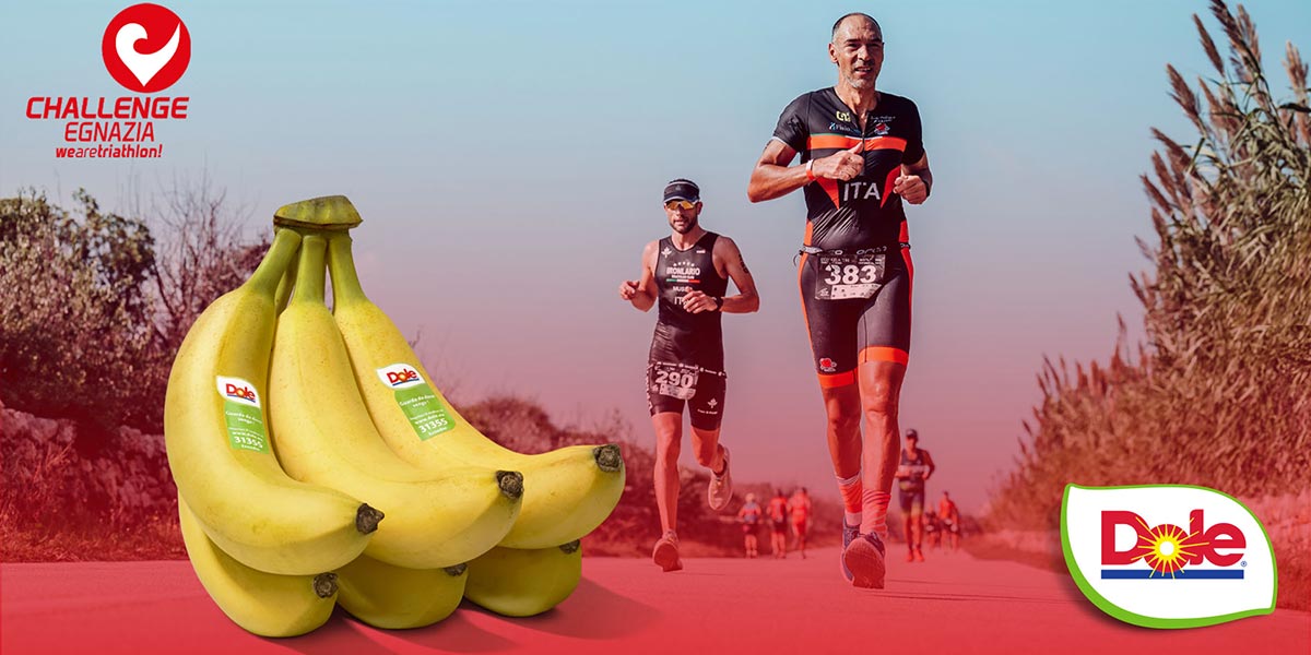 Le banane premium Dole superfood alla Challenge Ignazia Tri